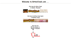 Desktop Screenshot of bittercreek.com