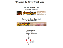 Tablet Screenshot of bittercreek.com